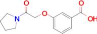 3-[2-Oxo-2-(1-pyrrolidinyl)ethoxy]benzoic acid