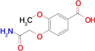 4-(2-Amino-2-oxoethoxy)-3-methoxybenzoic acid