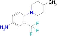 4-(4-Methyl-1-piperidinyl)-3-(trifluoromethyl)phenylamine