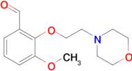 3-Methoxy-2-[2-(4-morpholinyl)ethoxy]benzaldehyde