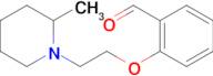 2-[2-(2-Methyl-1-piperidinyl)ethoxy]benzaldehyde