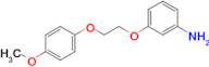 3-[2-(4-Methoxyphenoxy)ethoxy]aniline