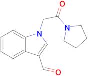 1-[2-Oxo-2-(1-pyrrolidinyl)ethyl]-1h-indole-3-carbaldehyde