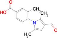 4-(3-Formyl-2,5-dimethyl-1h-pyrrol-1-yl)-3-methylbenzoic acid