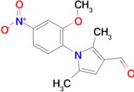 1-(2-Methoxy-4-nitrophenyl)-2,5-dimethyl-1h-pyrrole-3-carbaldehyde