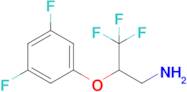 2-(3,5-Difluorophenoxy)-3,3,3-trifluoropropan-1-amine