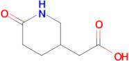 2-(6-Oxopiperidin-3-yl)acetic acid