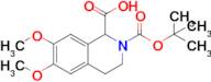 2-(tert-Butoxycarbonyl)-6,7-dimethoxy-1,2,3,4-tetrahydroisoquinoline-1-carboxylic acid