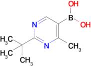 (2-(tert-Butyl)-4-methylpyrimidin-5-yl)boronic acid