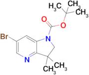 tert-Butyl 6-bromo-3,3-dimethyl-2,3-dihydro-1H-pyrrolo[3,2-b]pyridine-1-carboxylate