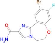 10-Bromo-9-fluoro-5,6-dihydrobenzo[f]imidazo[1,2-d][1,4]oxazepine-2-carboxamide