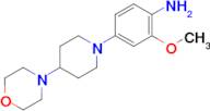 2-Methoxy-4-(4-morpholinopiperidin-1-yl)aniline