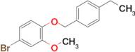 4-Bromo-1-((4-ethylbenzyl)oxy)-2-methoxybenzene