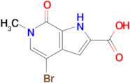 4-Bromo-6-methyl-7-oxo-6,7-dihydro-1H-pyrrolo[2,3-c]pyridine-2-carboxylic acid