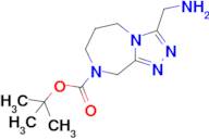 tert-Butyl 3-(aminomethyl)-5,6,7,9-tetrahydro-[1,2,4]triazolo[4,3-a][1,4]diazepine-8-carboxylate