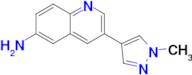 3-(1-Methyl-1H-pyrazol-4-yl)quinolin-6-amine