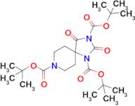 Tri-Tert-Butyl 2,4-Dioxo-1,3,8-Triazaspiro[4.5]Decane-1,3,8-Tricarboxylate