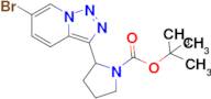 tert-Butyl 2-(6-bromo-[1,2,3]triazolo[1,5-a]pyridin-3-yl)pyrrolidine-1-carboxylate