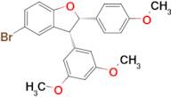 (2S,3R)-5-bromo-3-(3,5-dimethoxyphenyl)-2-(4-methoxyphenyl)-2,3-dihydro-1-benzofuran