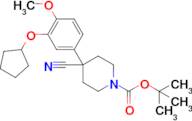 1-Boc-4-Cyano-4-[3-(Cyclopentyloxy)-4-Methoxyphenyl]-Piperidine