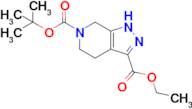 6-(tert-Butyl) 3-ethyl 1,4,5,7-tetrahydro-6H-pyrazolo[3,4-c]pyridine-3,6-dicarboxylate