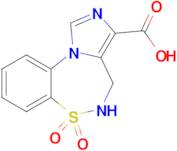 4,5-Dihydrobenzo[f]imidazo[5,1-d][1,2,5]thiadiazepine-3-carboxylic acid 6,6-dioxide