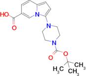 3-[4-[(2-Methylpropan-2-yl)oxycarbonyl]piperazin-1-yl]indolizine-6-carboxylic acid