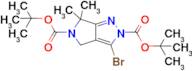 di-tert-Butyl 3-bromo-6,6-dimethylpyrrolo[3,4-c]pyrazole-2,5(4H,6H)-dicarboxylate