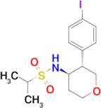 N-((3S,4R)-3-(4-Iodophenyl)tetrahydro-2H-pyran-4-yl)propane-2-sulfonamide