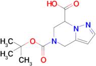 5-(tert-Butoxycarbonyl)-4,5,6,7-tetrahydropyrazolo[1,5-a]pyrazine-7-carboxylic acid