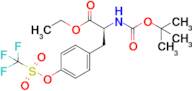 (S)-Ethyl 2-((Tert-Butoxycarbonyl)Amino)-3-(4-(((Trifluoromethyl)Sulfonyl)Oxy)Phenyl)Propanoate