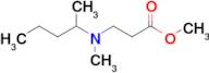 Methyl 3-[methyl(pentan-2-yl)amino]propanoate