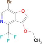 7-Bromo-3-ethoxy-4-(trifluoromethyl)furo[3,2-c]pyridine