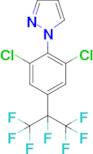 1-(2,6-dichloro-4-(perfluoropropan-2-yl)phenyl)-1H-pyrazole