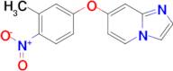 Imidazo[1,2-a]pyridine, 7-(3-methyl-4-nitrophenoxy)-