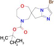 tert-butyl 3'-bromo-5',7'-dihydrospiro[[1,4]oxazepane-6,6'-pyrrolo[1,2-a]imidazole]-4-carboxylate