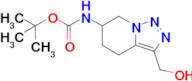 Tert-butyl (3-(hydroxymethyl)-4,5,6,7-tetrahydro-[1,2,3]triazolo[1,5-a]pyridin-6-yl)carbamate