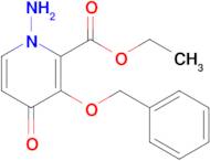 1-Amino-3-benzyloxy-4-oxo-1,4-dihydropyridine-2-carboxylic acid ethyl ester