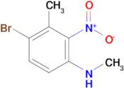 4-Bromo-N-methyl-3-methyl-2-nitroaniline