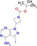 tert-Butyl 3-(4-amino-3-iodo-1H-pyrazolo[3,4-d]pyrimidin-1-yl)azetane-1-carboxylate