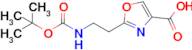 2-(2-((Tert-butoxycarbonyl)amino)ethyl)oxazole-4-carboxylic acid