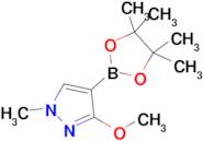 3-Methoxy-1-methyl-4-(4,4,5,5-tetramethyl-1,3,2-dioxaborolan-2-yl)-1H-pyrazole