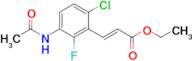 Ethyl (E)-3-(3-acetamido-6-chloro-2-fluorophenyl)acrylate