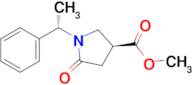 Methyl (S)-5-oxo-1-((S)-1-phenylethyl)pyrrolidine-3-carboxylate