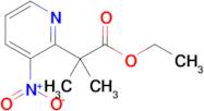 Ethyl 2-methyl-2-(3-nitropyridin-2-yl)propanoate