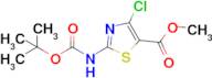 Methyl 2-((tert-butoxycarbonyl)amino)-4-chlorothiazole-5-carboxylate