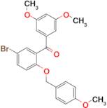 (5-Bromo-2-((4-methoxybenzyl)oxy)phenyl)(3,5-dimethoxyphenyl)methanone