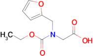 N-(Ethoxycarbonyl)-N-(furan-2-ylmethyl)glycine