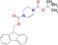 1-((9H-Fluoren-9-yl)methyl) 4-(tert-butyl) 2,3-dihydropyrazine-1,4-dicarboxylate