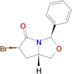 (3R,6R,7aS)-6-Bromo-3-phenyltetrahydro-3H,5H-pyrrolo[1,2-c]oxazol-5-one